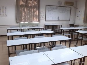 北京語言大学教3楼の教室