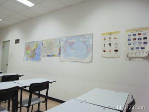 教3楼の教室